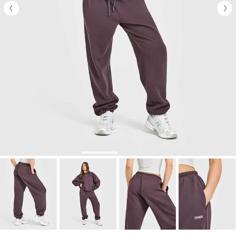 Oner Active umber brown mid weight jogger.